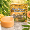 Grow Natural Mango & Papaya Balsamkaka – återfuktande balsam för mjukt hår